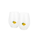 Botanical Lemon Glasses | Set of 2