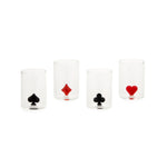 Card Suit Shot Glasses | Set of 4