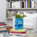 Book-Shaped Vase | 'Forget Me Not' | Blue
