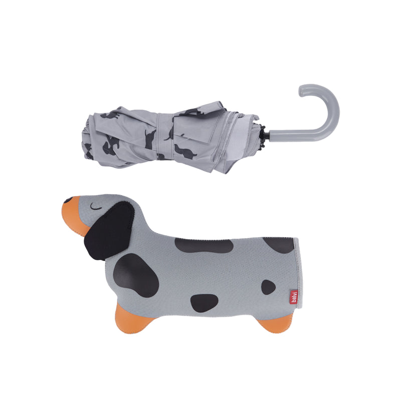 Dachsund Umbrella | Grey