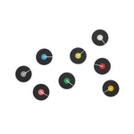 Vinyl Record Glass Markers | Set of 8