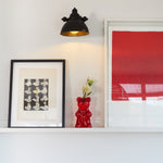 Glass Gummy Bear Vase | Red