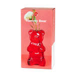 Glass Gummy Bear Vase | Red