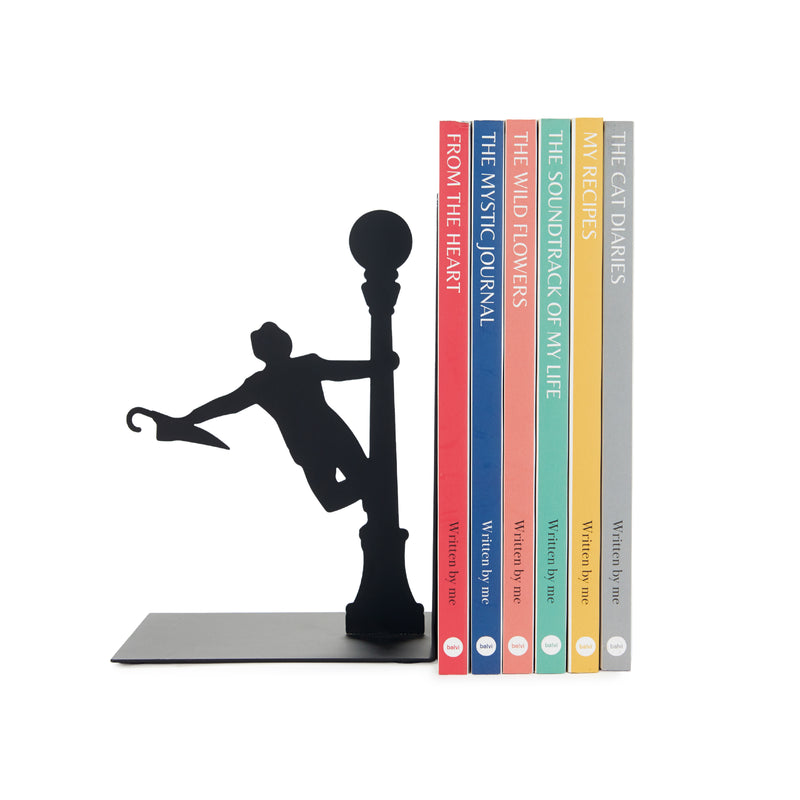 Metal Bookend | Singing in the Rain Silhouette