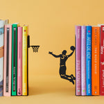 Metal Bookends | Basketball Slam Dunk | Set of 2