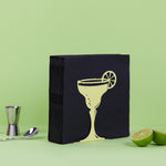 Cocktail Glass-Shaped Napkin Holder