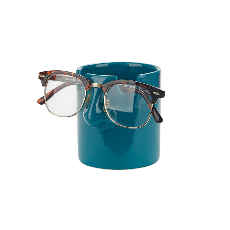 Nosey Buddy Stationery & Glasses Holder | Blue