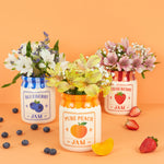 Novelty Jar Vase | Pure Peach Jam | 13cm