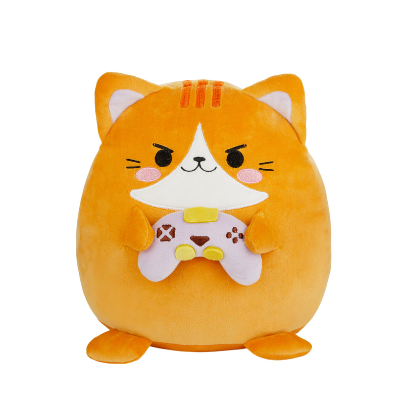 Plush Kawaii Cushion | Gamer Cat