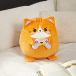 Plush Kawaii Cushion | Gamer Cat