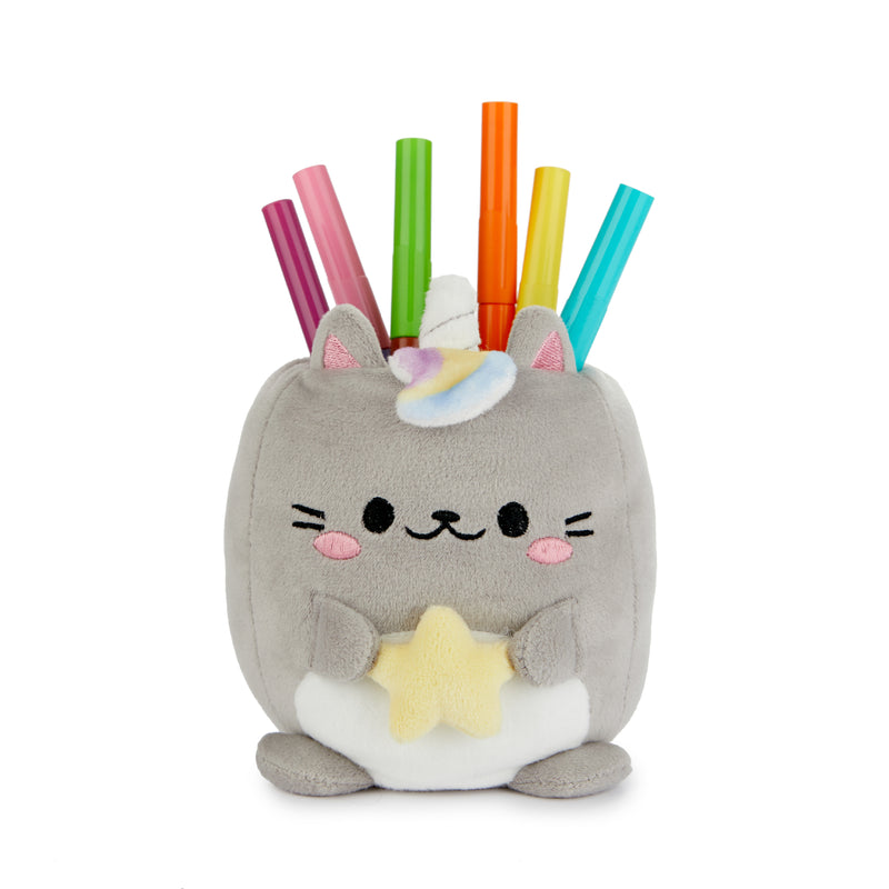 Plush Kawaii Stationery Holder | Starry Cat