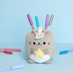 Plush Kawaii Stationery Holder | Starry Cat