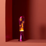 Retro Magma Lava Lamp | Purple & Red