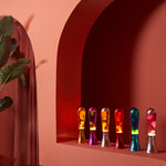 Retro Magma Lava Lamp | Silver & Pink