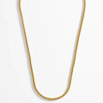 Men's Spiga Chain Necklace | Gold Plated