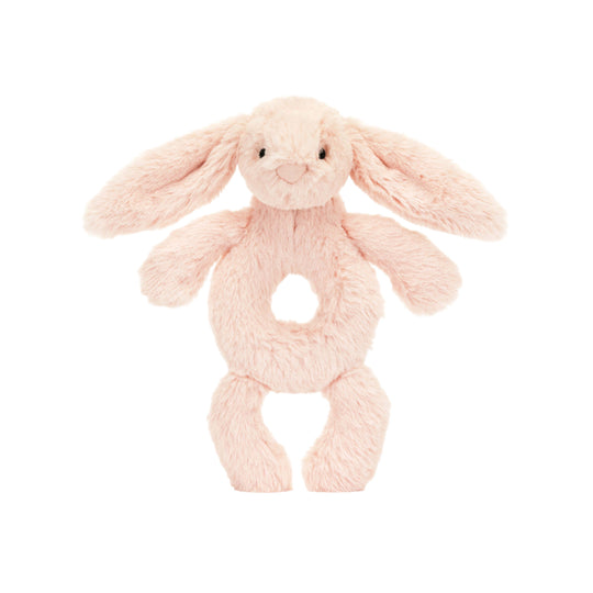 Bashful Blush Bunny Ring Rattle | Baby Jellycat