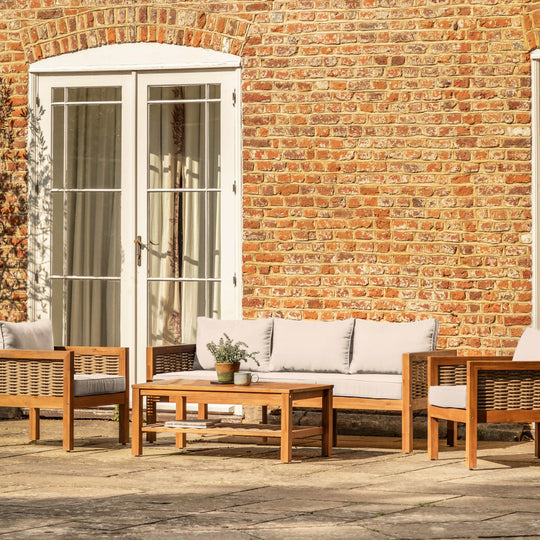 Outdoor Belize Lounge Set | Natural