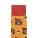 Men's Beaver & Acorn Socks