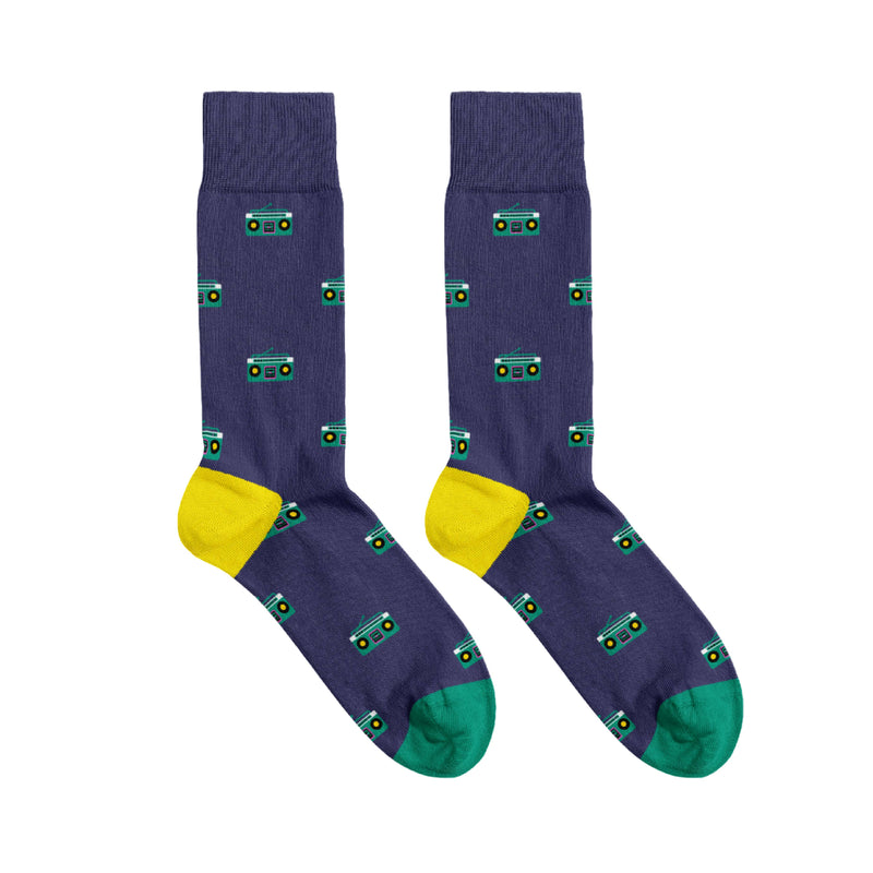 Men's Retro Boombox Socks