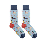 Women's Mixed Dogs & Paws Socks