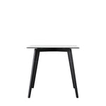 Blair Rectangular Smoked Glass Dining Table | Black Oak