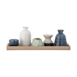 Longo Stoneware Vase Collection with Tray | 5 Piece