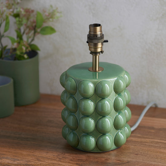 Bobble Table Lamp Base | Olive Green