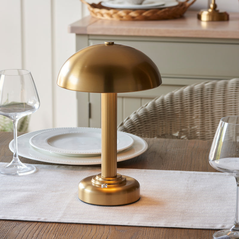 Bridport Portable Table Lamp | Warm Brass