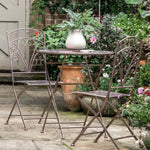 Outdoor Brindisi 2 Seat Bistro Set | Noir