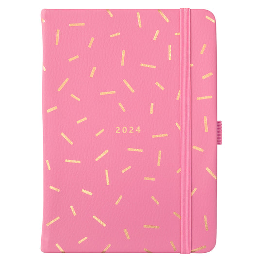 2024 To Do Diary | A6 | Pink Faux