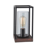 Caleb Industrial Table Lamp | Sand Black/Bronze Patina