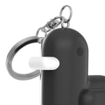 Silicone Duck Keyring | Black