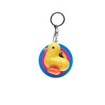 Silicone Duck Keyring | Yellow