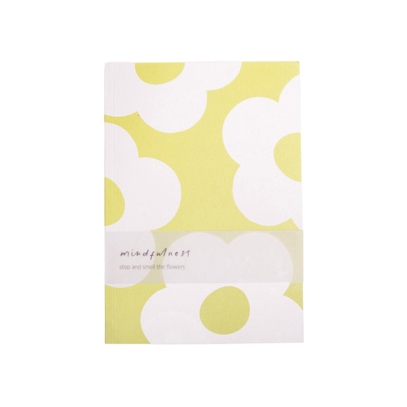 A5 Softcover Notebook | Multi Flower | Green