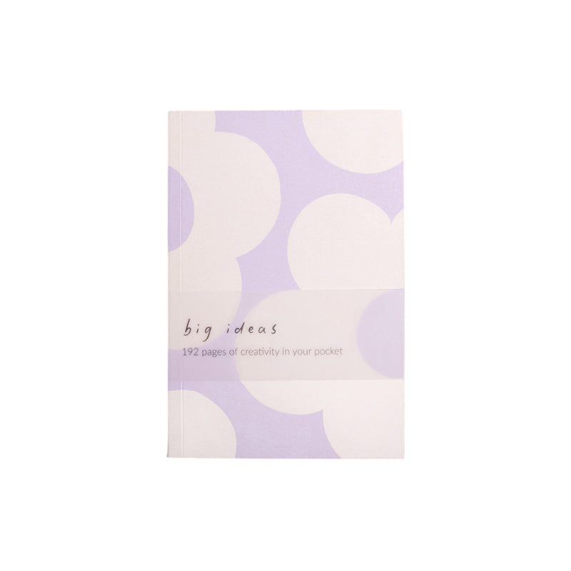 A6 Softcover Notebook | Multi Flower | Lilac