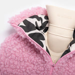 Borg Heart Hot Water Bottle | Pink & Red