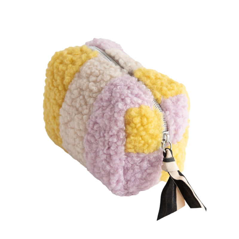 Borg Mini Cube Cosmetic Bag | Multi Stripe