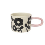 Ceramic Mono Floral Mug