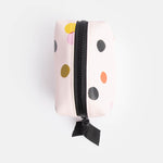 Dotty Mini Cube Cosmetic Bag | Pale Pink