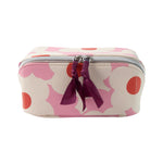 Floral Flat Lay Cosmetic Bag | Pink