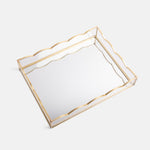 Glass Scallop Storage Tray | Gold