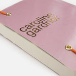 Heart Print Soft Cover Notebook | Lilac/Gold