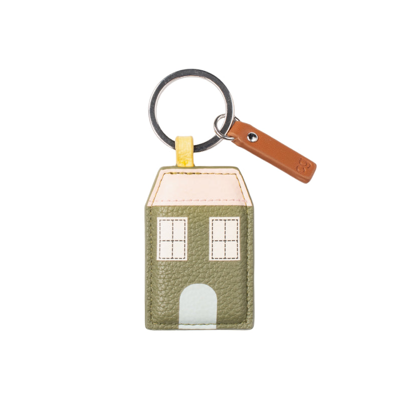 House Keyring | Khaki/Gold