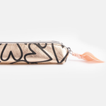 Kraft Hearts Pencil Case | Rose Gold