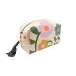 Multi Floral Cube Cosmetic Bag