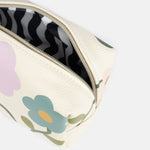 Multi Floral Cube Cosmetic Bag