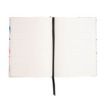 Multi Outline Hearts Casebound Notebook | Small