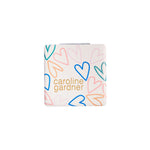 Multi Outline Hearts Square Pocket Mirror