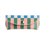 Multi Stripe Flap Glasses Case