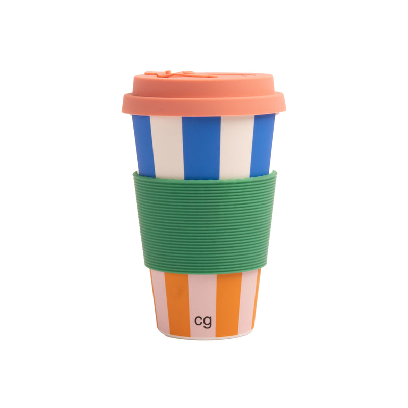 Multi Stripe Travel Mug | 400ml